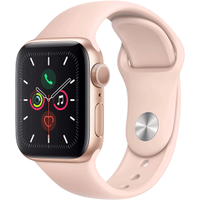 Apple Watch Series 4 (GPS, 44MM) - Gold Aluminum Case with Pink Sand Sport Band