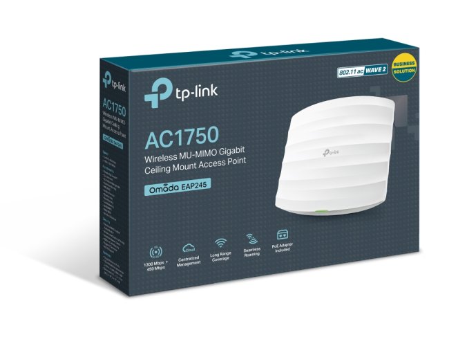 TP-Link AC1750 Wireless MU-MIMO Gigabit Ceiling Mount Access Point – TL-EAP245