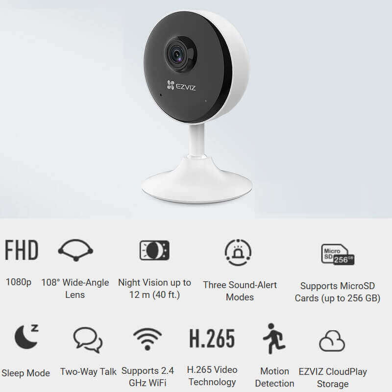 EZVIZ C1C-B Indoor Wi-Fi Camera – Full HD Smart Security
