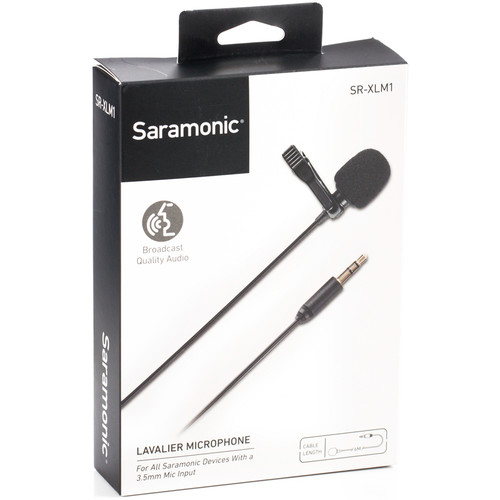 Saramonic SR-XLM1 Omnidirectional Broadcast-Quality Lavalier Microphone
