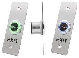 Generic Slim Exit Button SB4 – Push-to-Exit Access Control