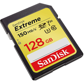 SanDisk Extreme SDXC Card 128GB (SDSDXV5-128G-GNCIN) 