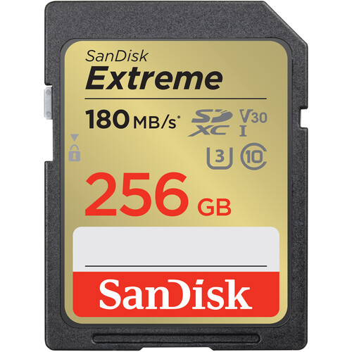 SanDisk 256GB  Extreme 180MB/s – SDSDXVV-256G-GNCIN