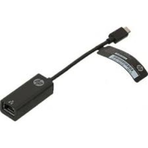 HP USB-C to RJ45 Adapter – Black – V7W66AA