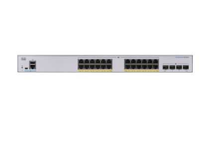 CISCO Business CBS350-24P-4G-UK-1 24-PORT GIGABIT POE Switch managed with 4 SFP- CBS350-24P-4G-UK
