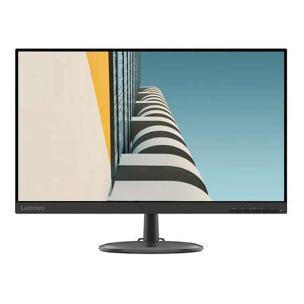 Lenovo C27-30 Monitor 27 Inches FHD VA, 75 Hz, 5ms 3-Side Borderless Input Connectors VGA+HDMI - Raven Black | (62AAKAT6UK)