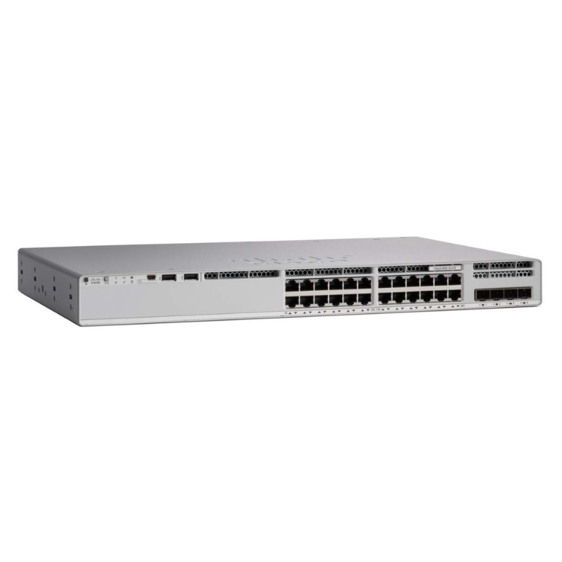 Cisco Switch Catalyst 9200- C9200L-24P-4G-E- C9200-24P-4X-E