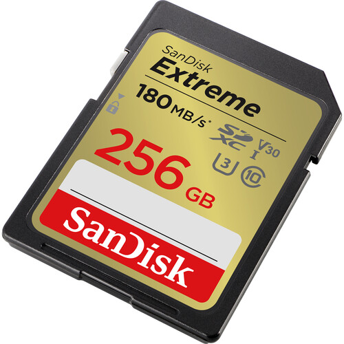 SanDisk 256GB  Extreme 180MB/s – SDSDXVV-256G-GNCIN