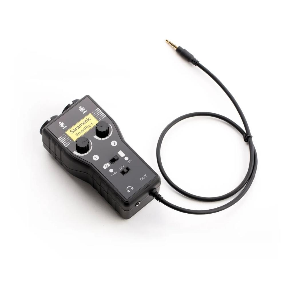 Saramonic SmartRig+ Di, Two-Channel Mic and Guitar Interface with Lightning Connector for iOS Devices