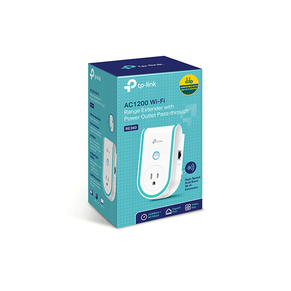 TP-Link AC1200 Wi-Fi Range Extender with AC Passthrough (TL- RE360)