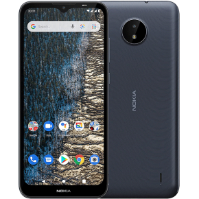 Nokia C20 Android Smartphone with 4G, Dual SIM, 2GB RAM, 32GB ROM, 6.5Inch HD display, front and rear 5MP cameras – both with LED flash, long lasting 3000 mAh battery