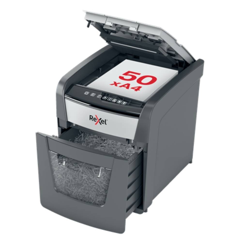 Rexel Optimum AutoFeed+ 50X UK shredder