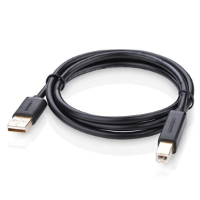 UGREEN USB 2.0 AM to BM Print Cable 5m (Black) – UG-10352