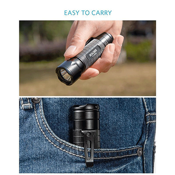 ANKER Flashlight Bolder LC30 Super Bright 300 Lumens Waterproof - Black