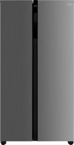 Beko BFF255 UK KE 472L Side by Side Fridge – No Frost, Inox