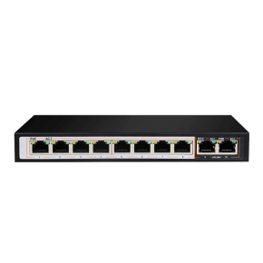 8GE PoE+ 2GE Uplink 250m PoE Switch (DGS-F1010P)