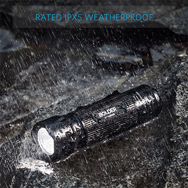 ANKER Flashlight Bolder LC30 Super Bright 300 Lumens Waterproof - Black