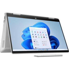 HP Pavilion 14T-EK000 2-in-1 X360, 12th Gen core i7-1255U, 16GB RAM, 1TB SSD, Intel Iris Xe Graphics, Fingerprint Reader, 14″ Touch Screen, FHD, English Keyboard, Win 11 Home Plus, With Pen- 54B23AV