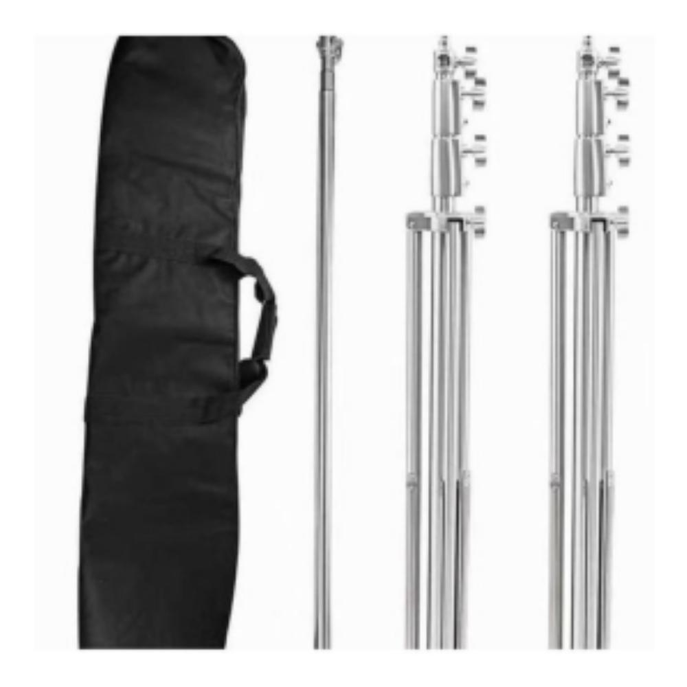 Caisi 2.8m x 3m Stainless Steel Backdrop Stand Heavy Duty