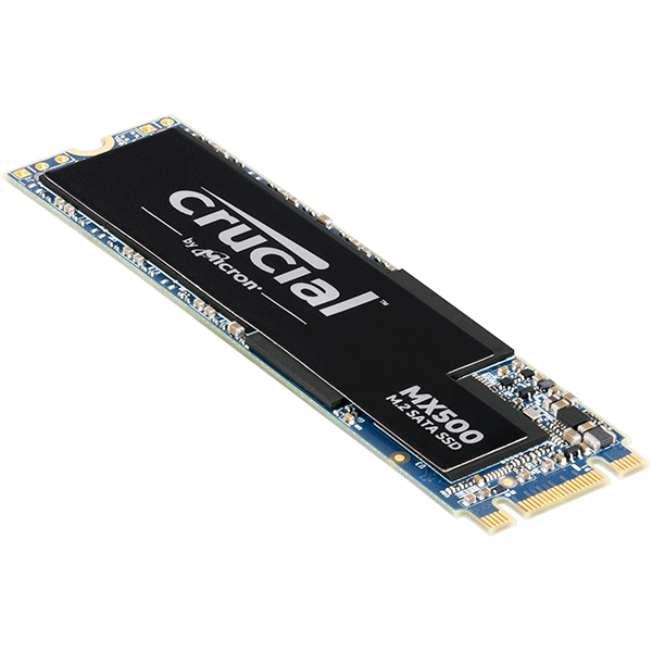 Crucial MX500 500GB 3D NAND SATA M.2 (2280SS) Internal SSD, up to 560MB/s - CT500MX500SSD4