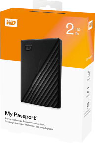 WD My Passport 2TB – Black – WDBYVG0020BBK-WESN