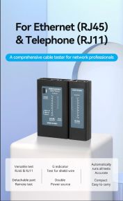Vention Network Cable Tester for RJ45 & RJ11
