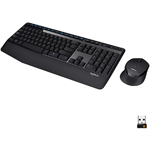 Logitech Wireless Keyboard & Mouse Combo MK345 - 920-006489