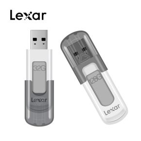 Lexar JumpDrive V100 128GB USB 3.0 Flash Drive, Gray (LJDV100-128ABNL)