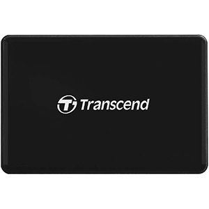Transcend Card Reader USB Type C 3.1  Black - Micro SD, SD and Compact Flash (TS-RDC8K2)