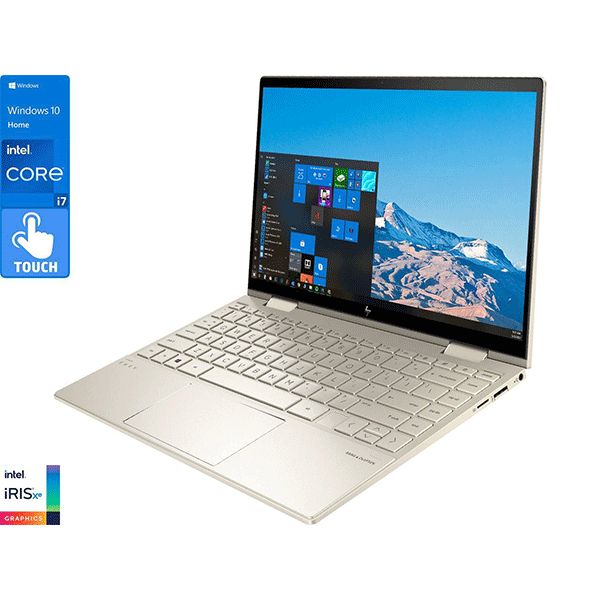 HP Envy X360 Convert Core i7 1165G7, 8GB DDR4 3200, 512GB PCIe® NVMe™ M.2 SSD, Windows 10 Home, 13.3 Inches FHD Touch Screen (3A7Y1UA)