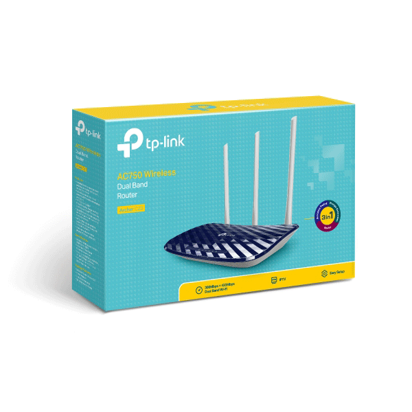 TP-Link AC750 Wireless Dual Band Router (TL ARCHER C20)