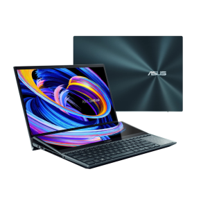 ASUS Zenbook Pro Duo 15 OLED UX582LR-H2017T, Core i9 12900H, 32GB, 1TB SSD, NVIDIA GeForce RTX 3060 6GB GDDR6 Graphics, Windows 11 Home, 15.6″ 4K OLED Touch, ScreenPad Plus– 90NB0VR1-M003Z0