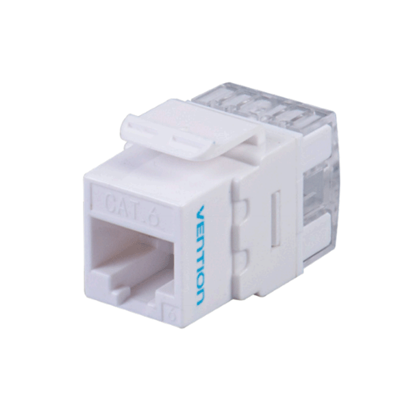 Vention CAT.6 UTP 180 Degree Keystone Jack Black