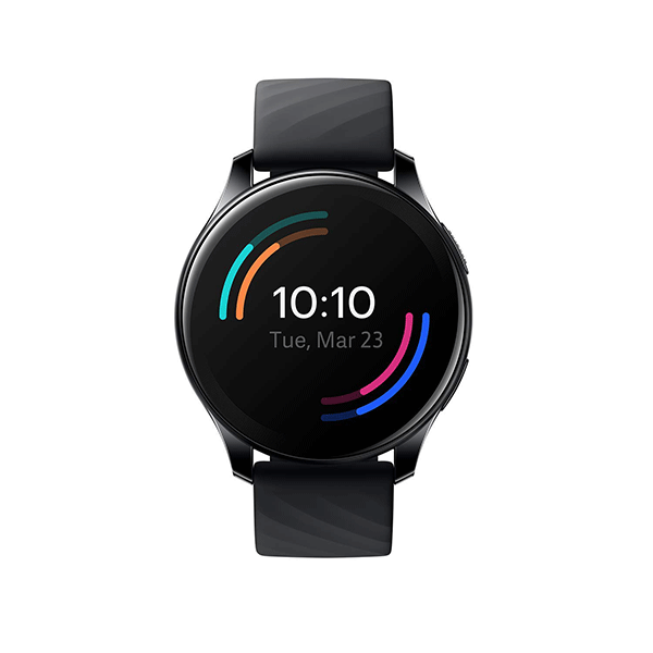 OnePlus Watch Midnight Black: 46mm dial, Warp Charge, 110+ Workout Modes, Smartphone Music,SPO2 Health Monitoring & 5ATM + IP68 Water Resistance