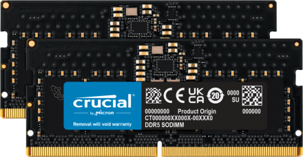 Crucial Laptop RAM DDR5 16GB 5600- CT16G56C46S5