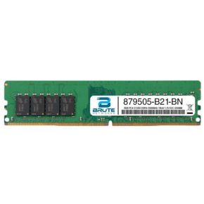 HPE 8GB (1x8GB) Single Rank x8 DDR4-2666 CAS-19-19-19 Unbuffered Standard Memory Kit- 879505-B21