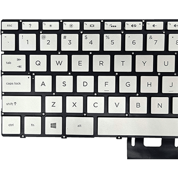 HP Spectre X360 Silver Laptop Keyboard Replacement