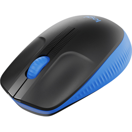 Logitech Wireless Mouse Full Size M190 - Blue (910-005907)