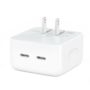 Apple 35W Dual USB-C port Compact Power Adapter