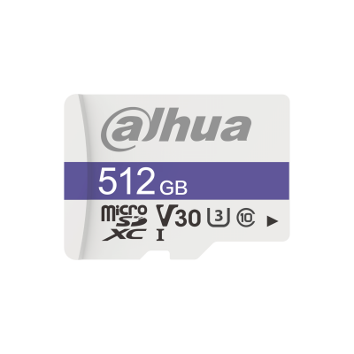 Dahua 512GB Class C10, U3, V30 MicroSD Card-DHI-TF-C100/512Gb