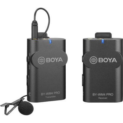BOYA BY-WM4 PRO Wireless Omni Lavalier Mic System 2.4 GHz