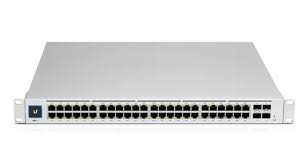 USW-48-PoE – 48-Port Switch, 32 PoE+ GbE, 16 GbE, 4 SFP, 195W