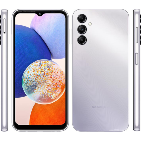 Samsung Galaxy A14 Silver 128GB 4GB 50MP 6.6" 5000mAh 4G Dual SIM