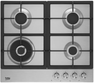 Beko HQAW 64225 SX 4-Burner Built-in Gas Hob – Inox