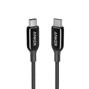 Anker PowerLine+ III USB-C To USB-C 2.0 Cable (3ft) - Black (NYLON BRAIDED) - A8862H11