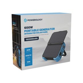 POWEROLOGY 600W GENERATOR PORTABLE SOLAR PANEL
