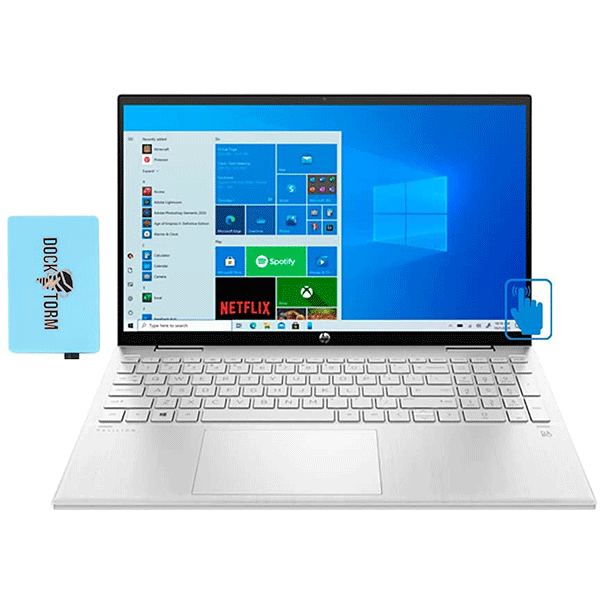 Hp pavilion 15-ero0121nia x360 i5 11th gen 8gb 512ssd win 10 15.6 Inches silver