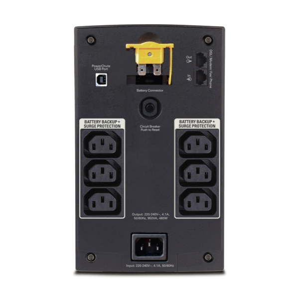 APC Back-UPS, 950VA 230V AVR IEC Sockets (BX950UI)