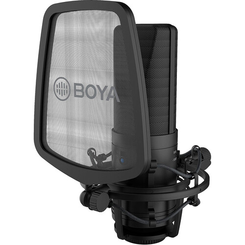 BOYA BY-M1000 Large-Diaphragm Multi-Pattern Condenser Studio Microphone