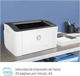 HP LaserJet 107w Mono Wireless Printer- 4ZB78A